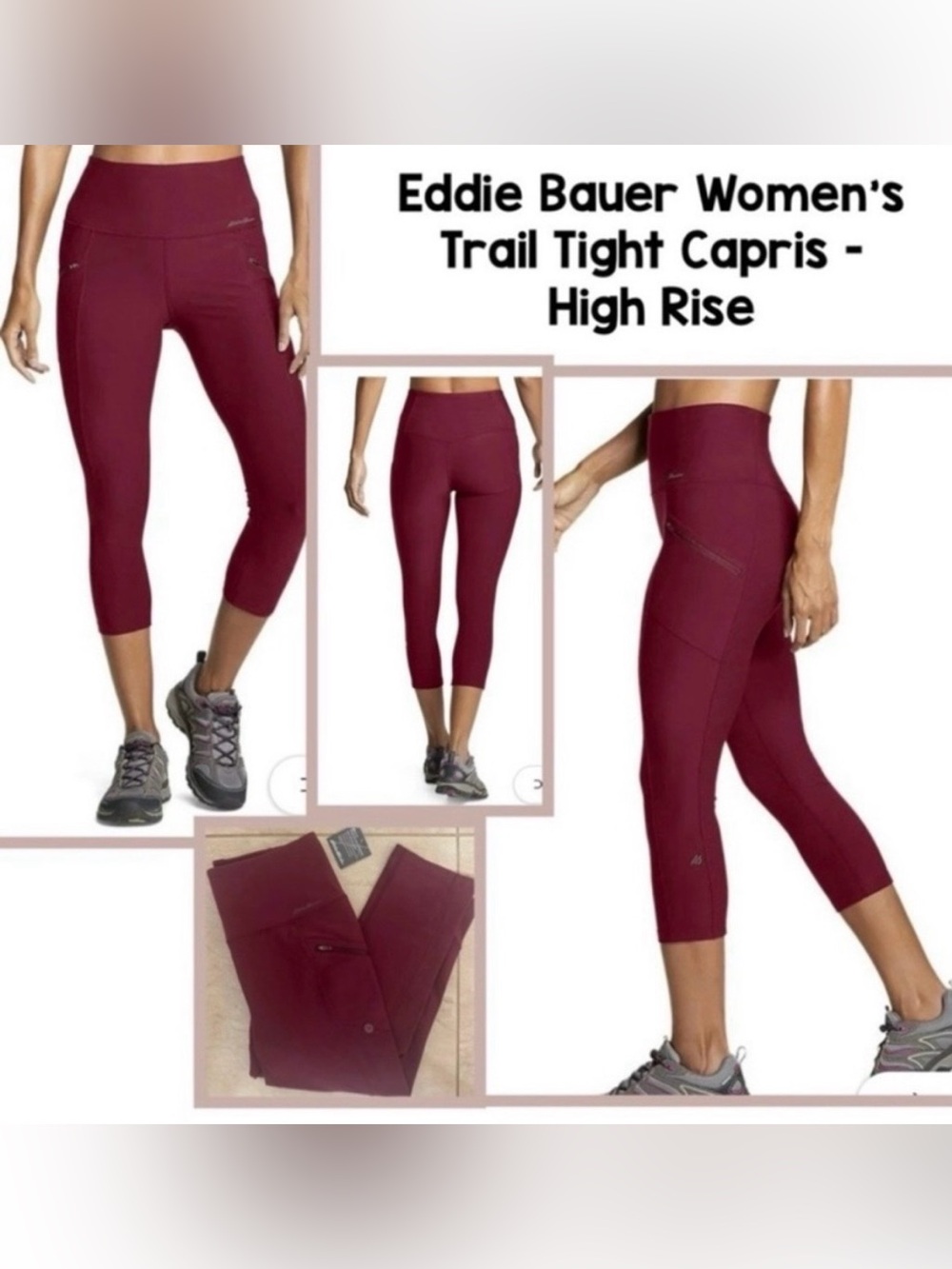 Eddie Bauer Women's Trail Tight Capris - High Rise